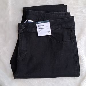 NWT Anko 3/4 skinny mid rise jeans US size 14